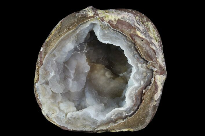 Crystal Filled Dugway Geode (Polished Half) #121719